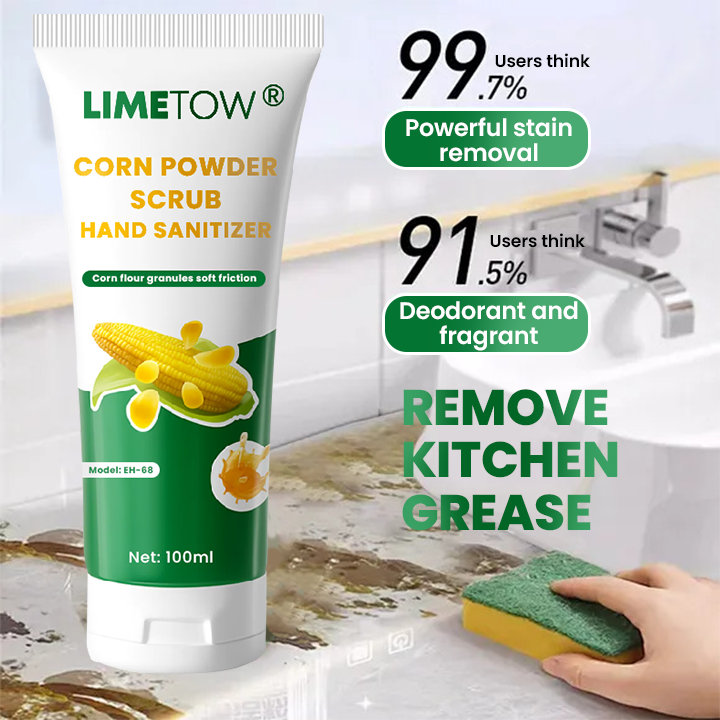 LIMETOW® Corn Powder Scrub Hand Sanitizer