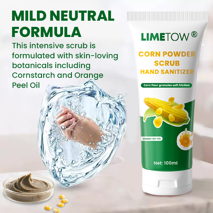 LIMETOW® Corn Powder Scrub Hand Sanitizer
