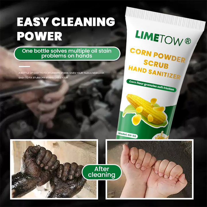 LIMETOW® Corn Powder Scrub Hand Sanitizer