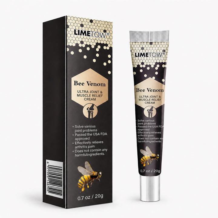 Soothe, Comfort, and Care for Sore Joints & Muscles with Our Targeted Bee Venom Relief Cream!