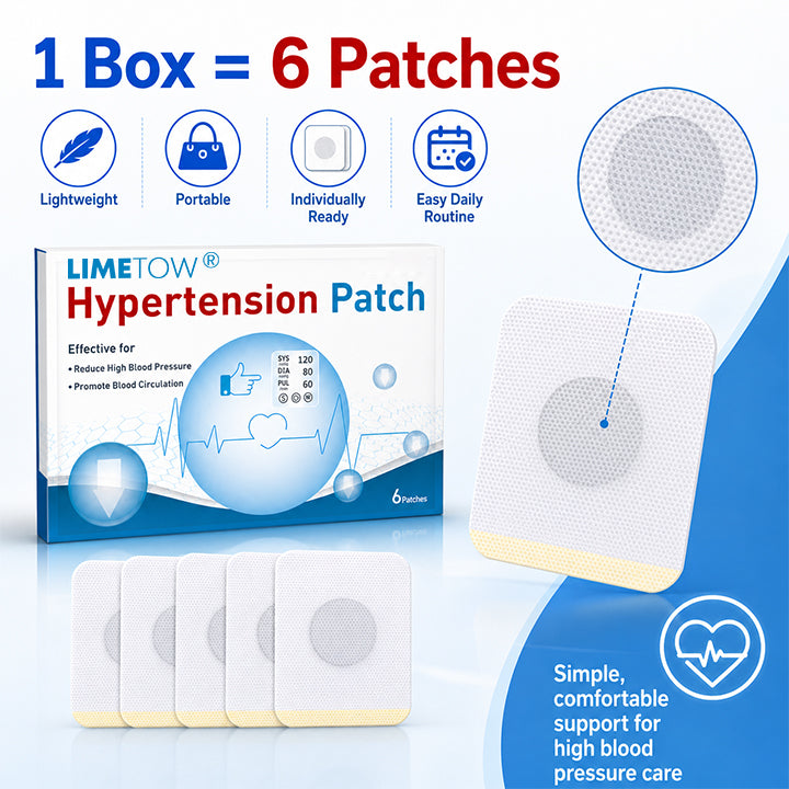 Hypertension Patch for Sudden Illness Protection in Older Adults — Weekly Support for Maintaining Healthy Blood Pressure - TH