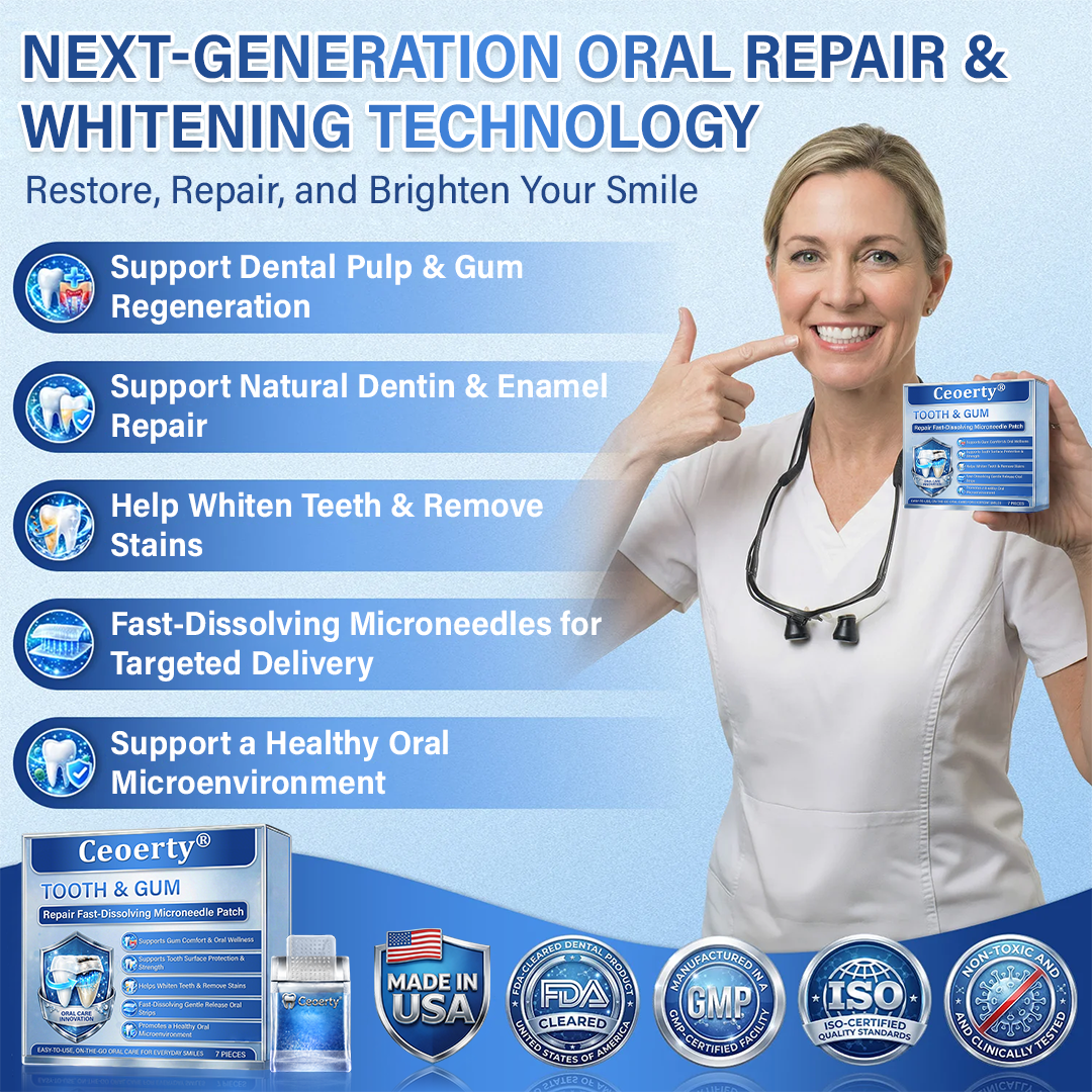 LIMETOW® Tooth & Gum Care Fast-Dissolving Microneedle Patch✨ (𝟓-𝐢𝐧-𝟏 💎 𝐑𝐞𝐛𝐮𝐢𝐥𝐝 𝐄𝐧𝐚𝐦𝐞𝐥 & 𝐃𝐞𝐧𝐭𝐢𝐧 • 𝐒𝐭𝐫𝐞𝐧𝐠𝐭𝐡𝐞𝐧 𝐆𝐮𝐦𝐬 • 𝐄𝐫𝐚𝐝𝐢𝐜𝐚𝐭𝐞 𝐓𝐚𝐫𝐭𝐚𝐫 & 𝐎𝐝𝐨𝐫 • 𝐖𝐡𝐢𝐭𝐞𝐧𝐢𝐧𝐠 • 𝐒𝐭𝐨𝐩 𝐓𝐨𝐨𝐭𝐡 𝐒𝐞𝐧𝐬𝐢𝐭𝐢𝐯𝐢𝐭𝐲)