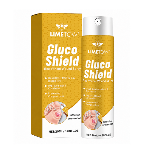 LIMETOW® GLUCOSHIELD WOUND SPRAY! BEE VENOM-POWERED CARE FOR WOUNDS &amp; FRAGILE SKIN!