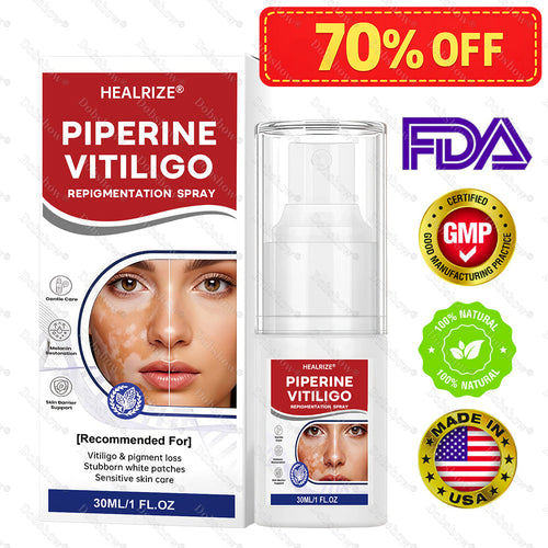 👨‍⚕️🔥Piperine Vitiligo Repigmentation Spray - 🌿Steroid-Free Botanical Formula | Gentle & Effective for All Skin Types