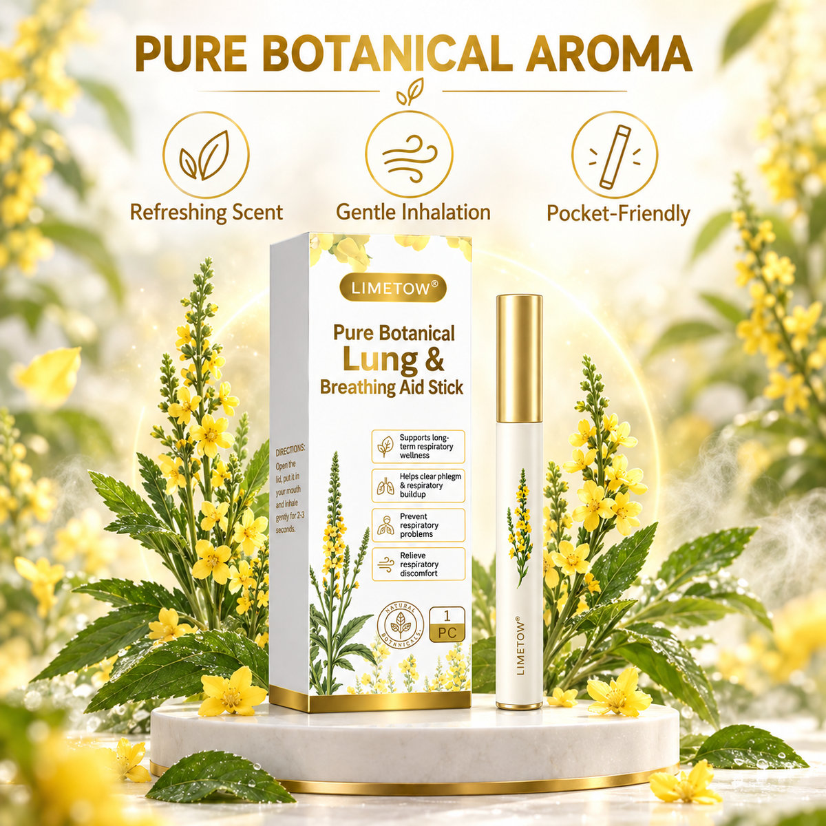 Refresh Your Breathing Routine with Our Pure Botanical Breathing Aid Stick!
