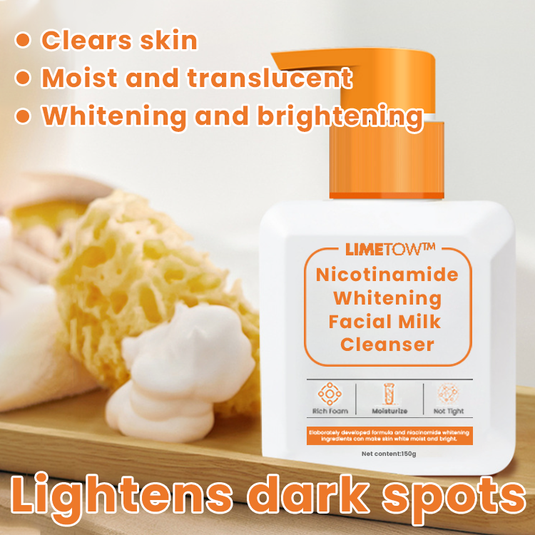 LIMETOW™ Nicotinamide Whitening Facial Milk Cleanser