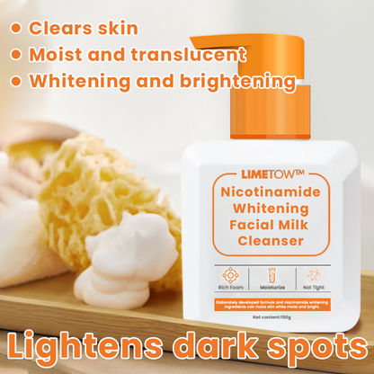 LIMETOW™ Nicotinamide Whitening Facial Milk Cleanser