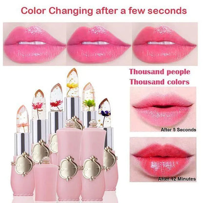 LIMETOW™ Crystal Jelly Flower Color Changing Lipstick