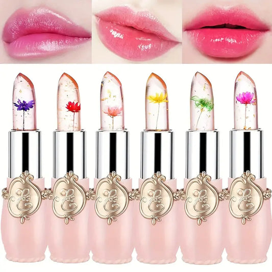 LIMETOW™ Crystal Jelly Flower Color Changing Lipstick