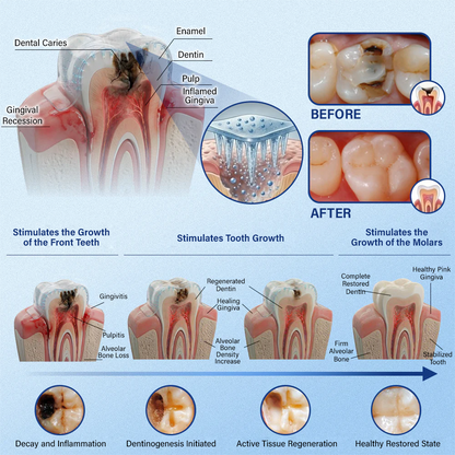LIMETOW® Tooth & Gum Care Fast-Dissolving Microneedle Patch✨ (𝟓-𝐢𝐧-𝟏 💎 𝐑𝐞𝐛𝐮𝐢𝐥𝐝 𝐄𝐧𝐚𝐦𝐞𝐥 & 𝐃𝐞𝐧𝐭𝐢𝐧 • 𝐒𝐭𝐫𝐞𝐧𝐠𝐭𝐡𝐞𝐧 𝐆𝐮𝐦𝐬 • 𝐄𝐫𝐚𝐝𝐢𝐜𝐚𝐭𝐞 𝐓𝐚𝐫𝐭𝐚𝐫 & 𝐎𝐝𝐨𝐫 • 𝐖𝐡𝐢𝐭𝐞𝐧𝐢𝐧𝐠 • 𝐒𝐭𝐨𝐩 𝐓𝐨𝐨𝐭𝐡 𝐒𝐞𝐧𝐬𝐢𝐭𝐢𝐯𝐢𝐭𝐲)