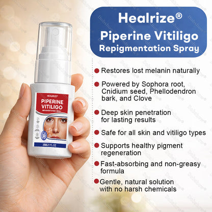 👨‍⚕️🔥Piperine Vitiligo Repigmentation Spray - 🌿Steroid-Free Botanical Formula | Gentle & Effective for All Skin Types