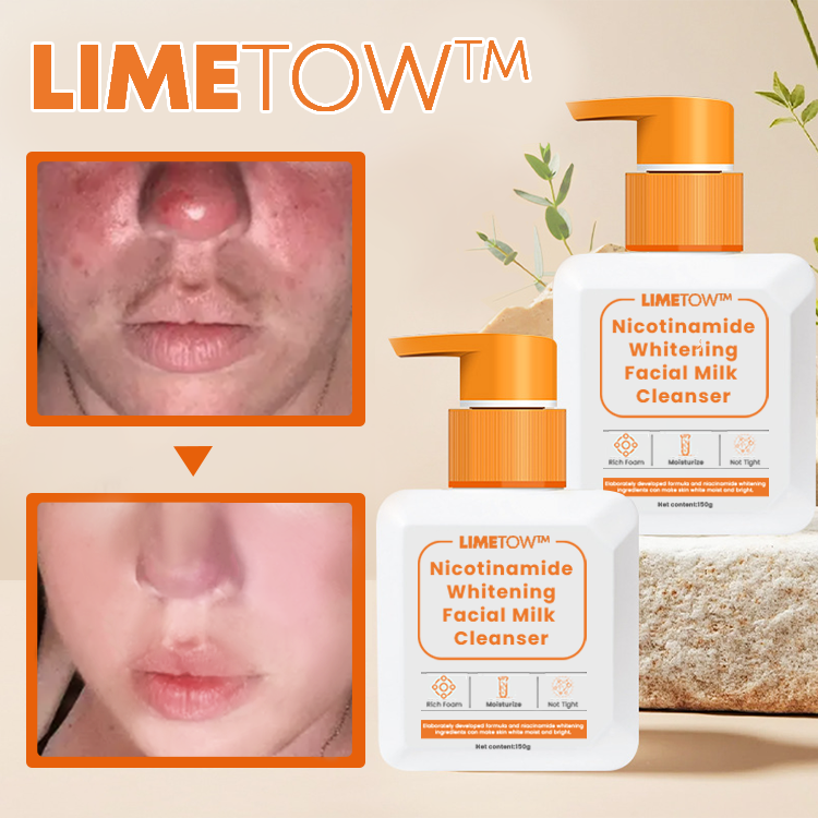 LIMETOW™ Nicotinamide Whitening Facial Milk Cleanser