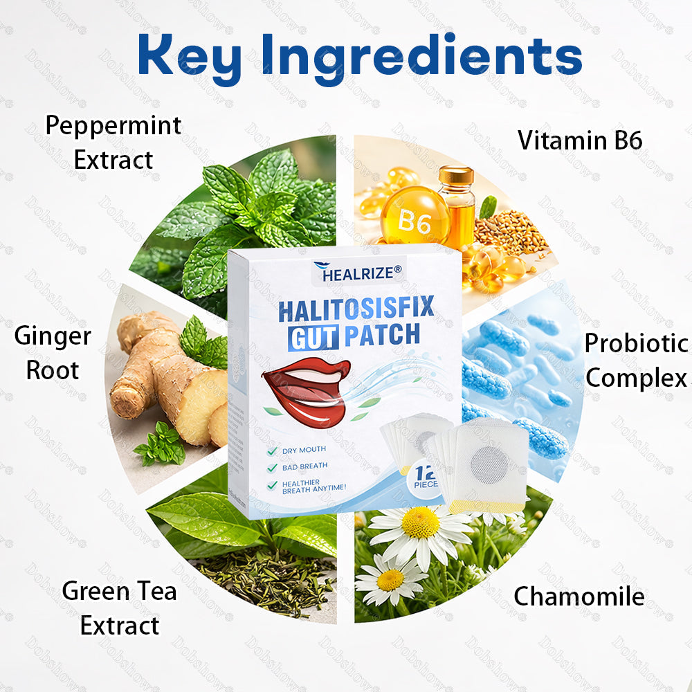 🔥75K+SOLD🔥Healrize® HalitosisFix Gut Patch🎉Special limited-time discount