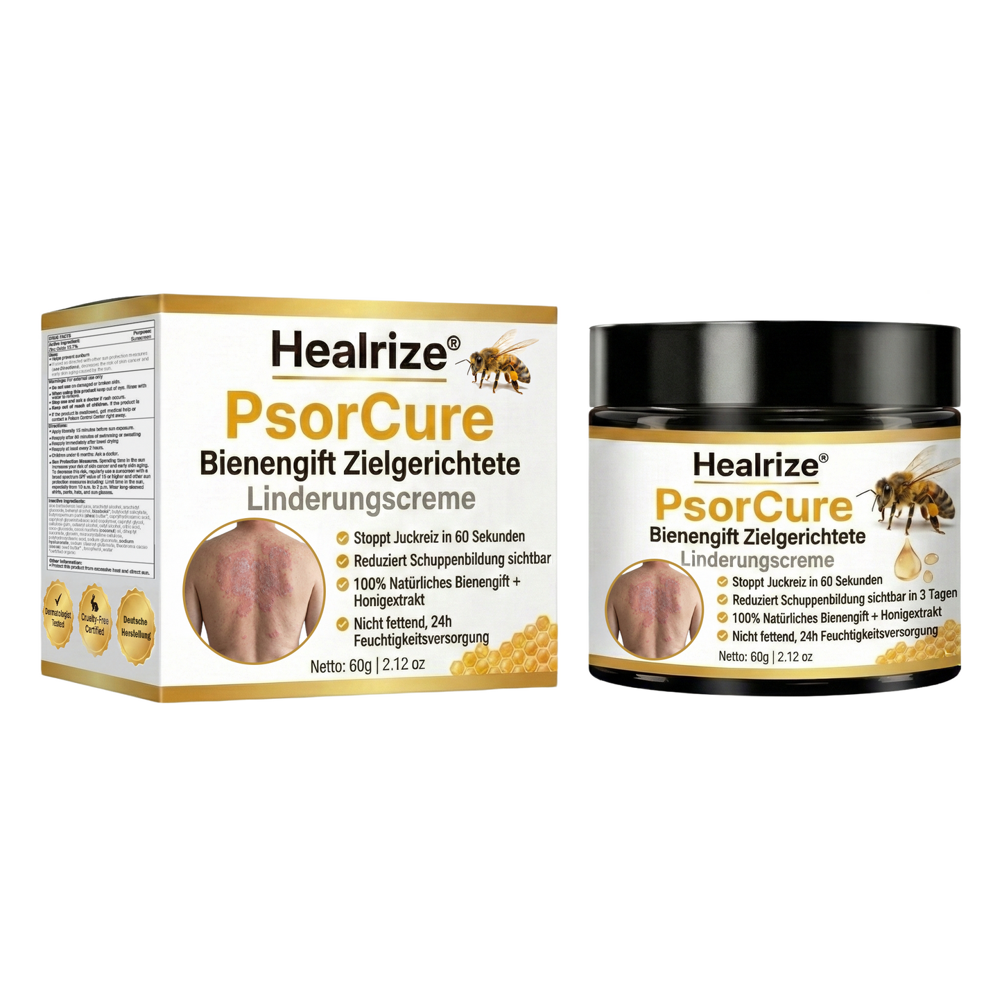 💫 PsorCure Targeted Bee Venom Relief Cream