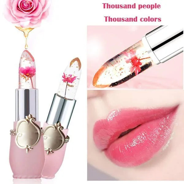 LIMETOW™ Crystal Jelly Flower Color Changing Lipstick