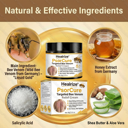 💫 PsorCure Targeted Bee Venom Relief Cream