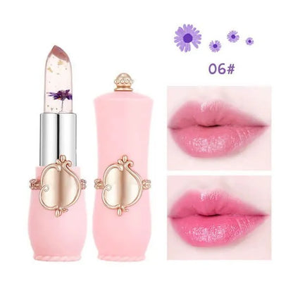 LIMETOW™ Crystal Jelly Flower Color Changing Lipstick