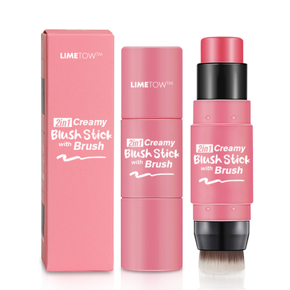 LIMETOW™ 2 in 1 Creamy Blush Stick with Brush