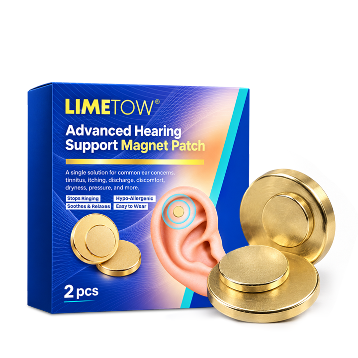 LIMETOW® ADVANCED HEARING SUPPORT MAGNET PATCH! MAGNETIC THERAPY FOR HEARING LOSS, TINNITUS, EAR PRESSURE, AND EAR DISCOMFORT!