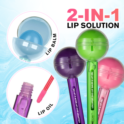 LIMETOW™ Lollipop Duo Lip Balm & Lip Oil