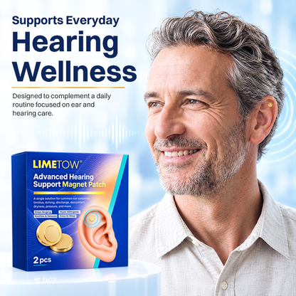 LIMETOW® ADVANCED HEARING SUPPORT MAGNET PATCH! MAGNETIC THERAPY FOR HEARING LOSS, TINNITUS, EAR PRESSURE, AND EAR DISCOMFORT!