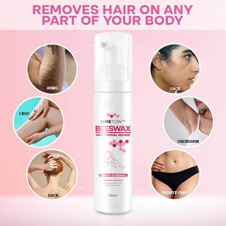 LIMETOW™ Beeswax Hair Removal Mousse