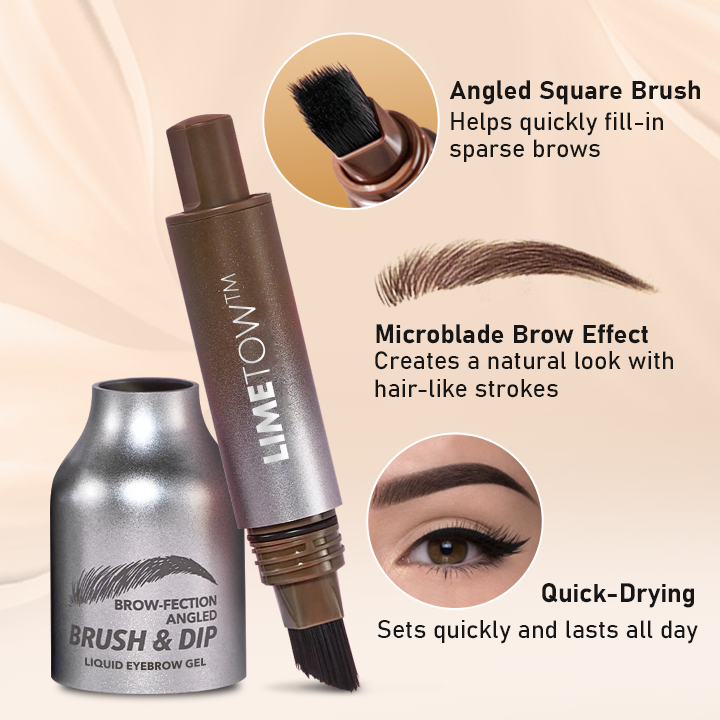 LIMETOW™ Brush & Dip Liquid Eyebrow Gel