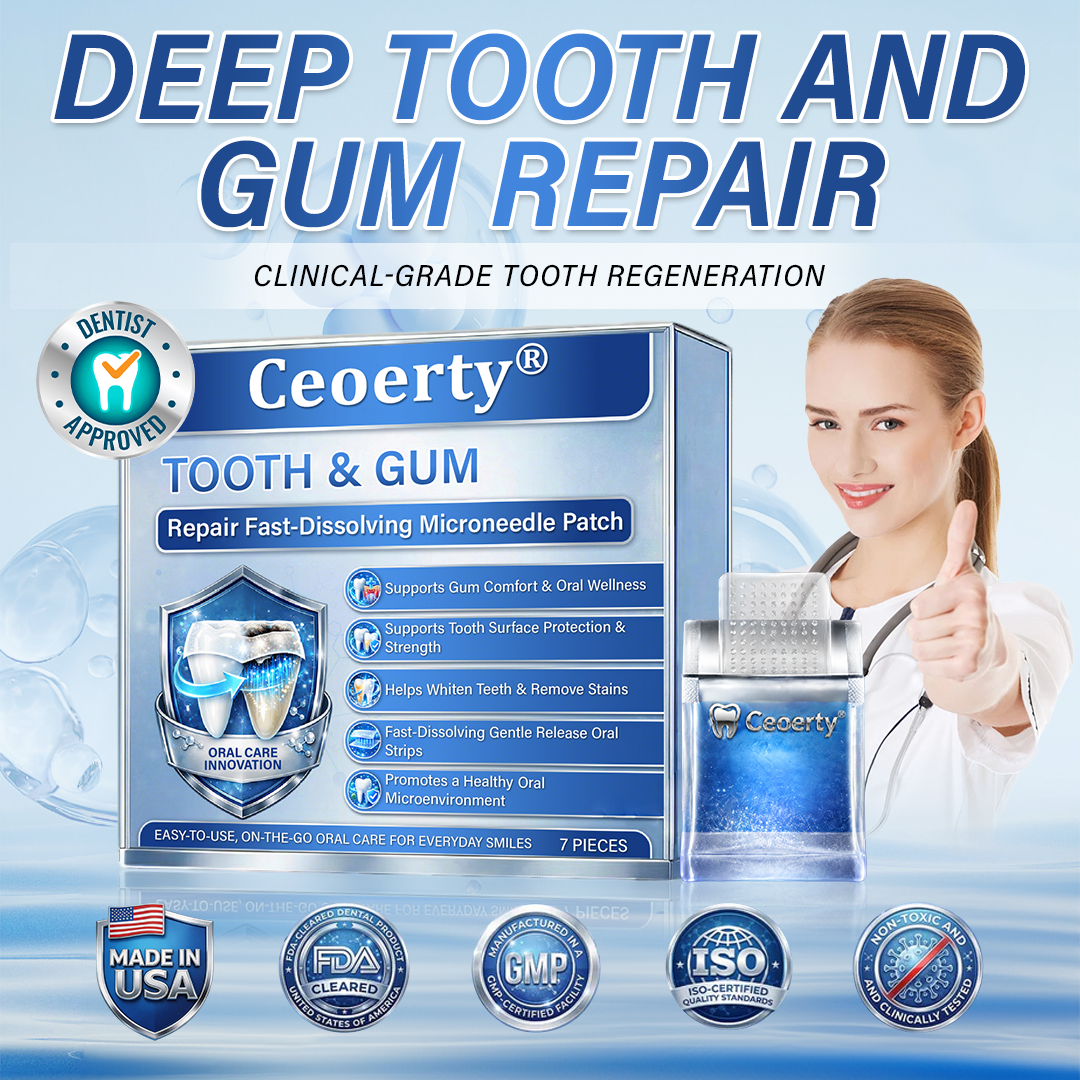 LIMETOW® Tooth & Gum Care Fast-Dissolving Microneedle Patch✨ (𝟓-𝐢𝐧-𝟏 💎 𝐑𝐞𝐛𝐮𝐢𝐥𝐝 𝐄𝐧𝐚𝐦𝐞𝐥 & 𝐃𝐞𝐧𝐭𝐢𝐧 • 𝐒𝐭𝐫𝐞𝐧𝐠𝐭𝐡𝐞𝐧 𝐆𝐮𝐦𝐬 • 𝐄𝐫𝐚𝐝𝐢𝐜𝐚𝐭𝐞 𝐓𝐚𝐫𝐭𝐚𝐫 & 𝐎𝐝𝐨𝐫 • 𝐖𝐡𝐢𝐭𝐞𝐧𝐢𝐧𝐠 • 𝐒𝐭𝐨𝐩 𝐓𝐨𝐨𝐭𝐡 𝐒𝐞𝐧𝐬𝐢𝐭𝐢𝐯𝐢𝐭𝐲)