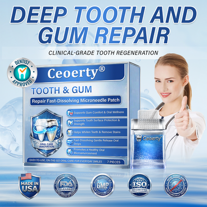 LIMETOW® Tooth & Gum Care Fast-Dissolving Microneedle Patch✨ (𝟓-𝐢𝐧-𝟏 💎 𝐑𝐞𝐛𝐮𝐢𝐥𝐝 𝐄𝐧𝐚𝐦𝐞𝐥 & 𝐃𝐞𝐧𝐭𝐢𝐧 • 𝐒𝐭𝐫𝐞𝐧𝐠𝐭𝐡𝐞𝐧 𝐆𝐮𝐦𝐬 • 𝐄𝐫𝐚𝐝𝐢𝐜𝐚𝐭𝐞 𝐓𝐚𝐫𝐭𝐚𝐫 & 𝐎𝐝𝐨𝐫 • 𝐖𝐡𝐢𝐭𝐞𝐧𝐢𝐧𝐠 • 𝐒𝐭𝐨𝐩 𝐓𝐨𝐨𝐭𝐡 𝐒𝐞𝐧𝐬𝐢𝐭𝐢𝐯𝐢𝐭𝐲)