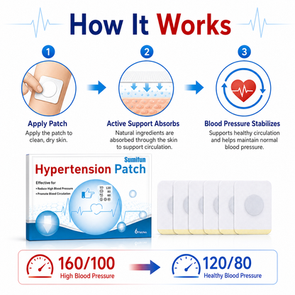 Hypertension Patch for Sudden Illness Protection in Older Adults — Weekly Support for Maintaining Healthy Blood Pressure - TH