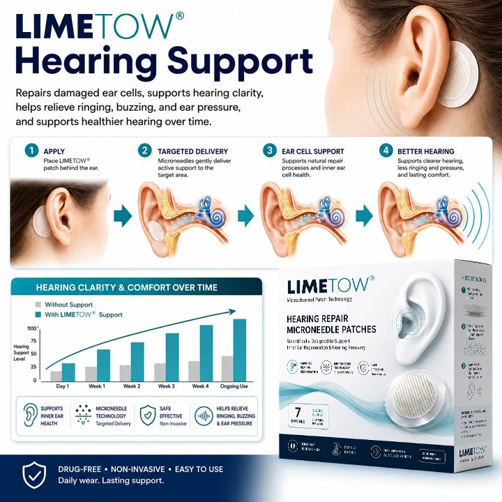 LIMETOW® HEARING REPAIR MICRONEEDLE PATCHES