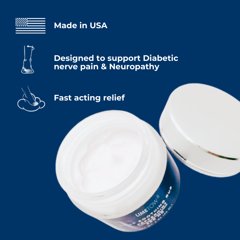LIMETOW® Hemp Cream For Neuropathy Aches & Nerve Pain (Peppermint)