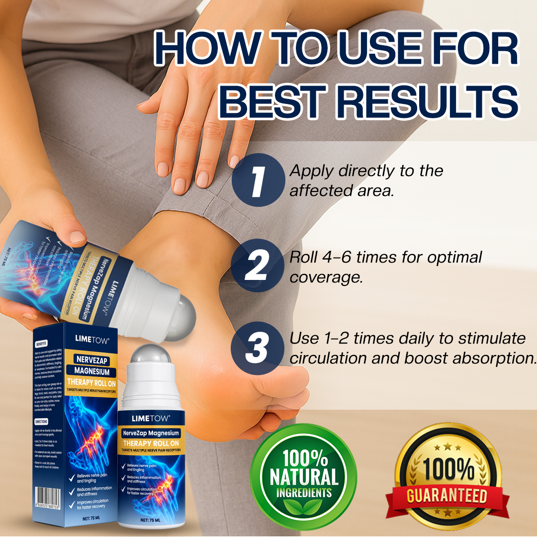 LIMETOW® NerveZap Magnesium Therapy Roll On