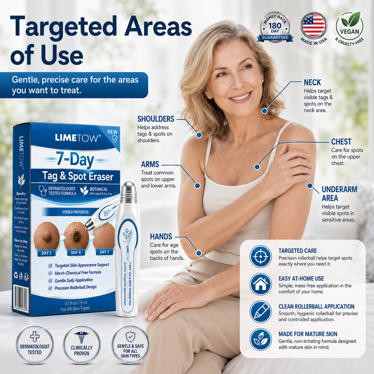 LIMETOW® Advanced Imperfection Care Rollerball Pen