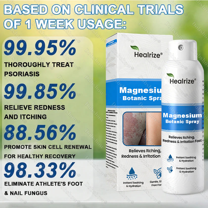 🔥Magnesium Botanic Spray – Advanced Skin Recovery for Psoriasis & Eczema | Rapid Soothing, Steroid-Free
