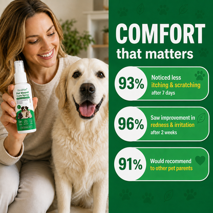 Healrize®Pet Wound Care Spray – Gentle & Non-Irritating