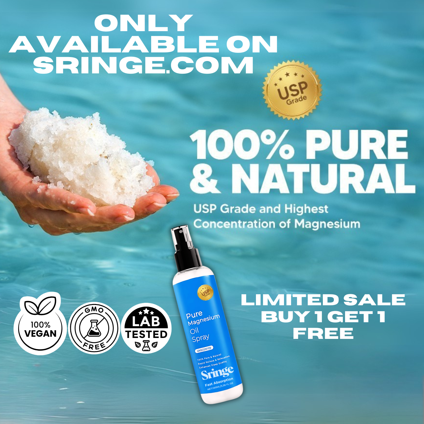 Pain Relief Topical Magnesium Spray