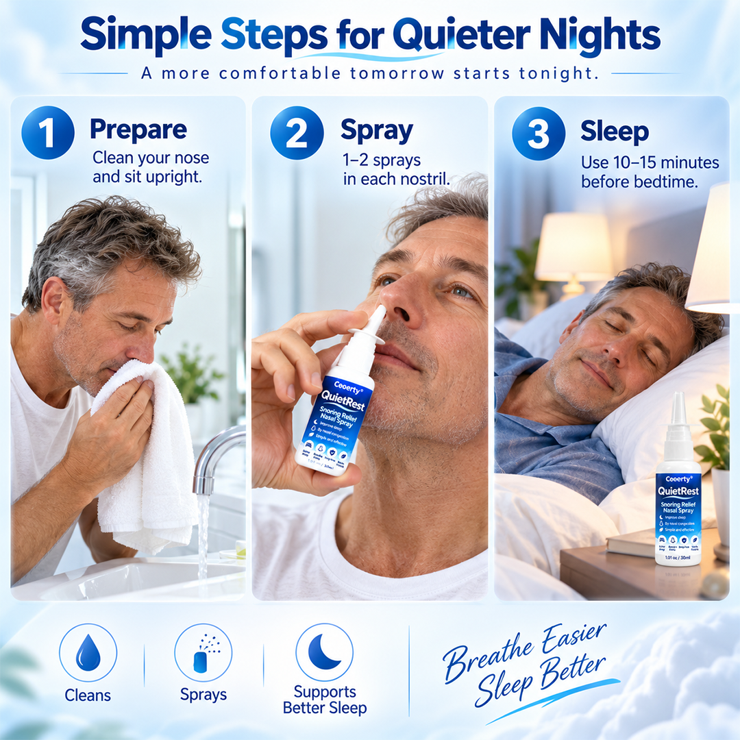 Ceoerty® QuietRest Snoring Relief Nasal Spray