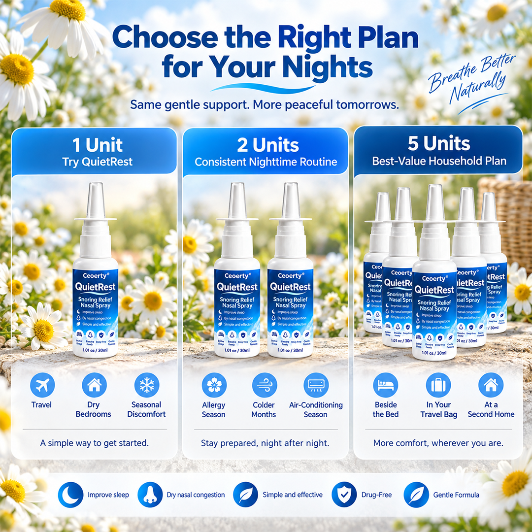 Ceoerty® QuietRest Snoring Relief Nasal Spray