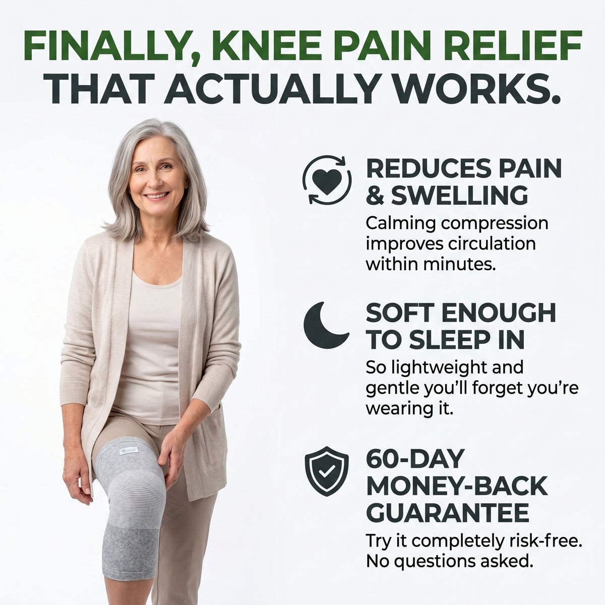 Premium Bamboo Knee Sleeve
