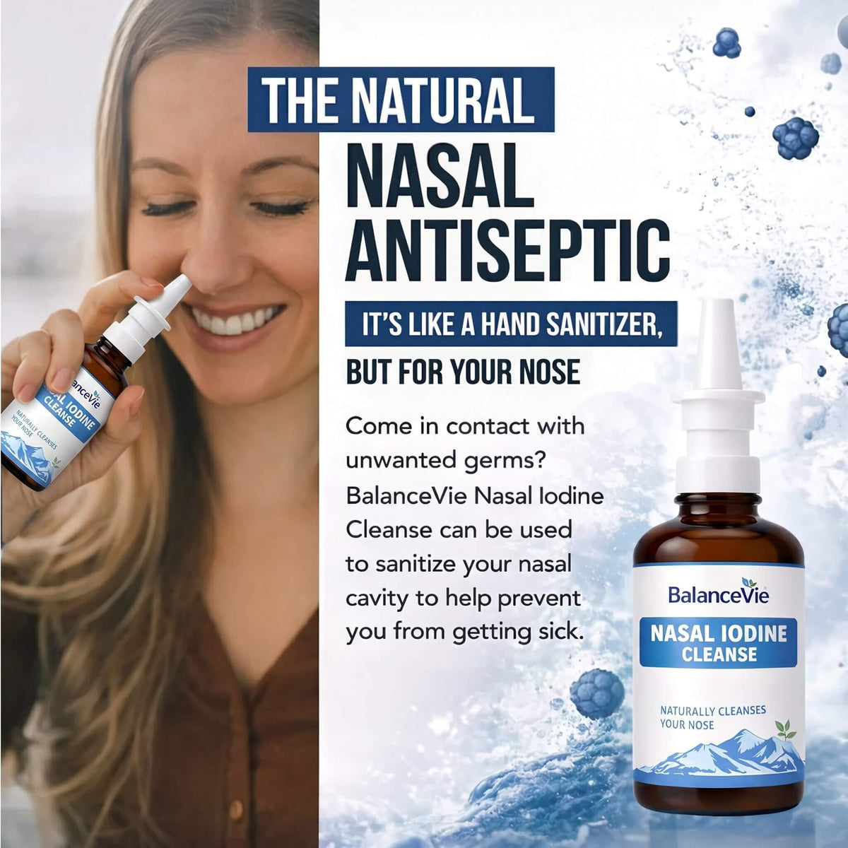 NASAL IODINE CLEANSE-Break the "Sick Cycle" Before It Costs You a Day of Work—Or Your Career