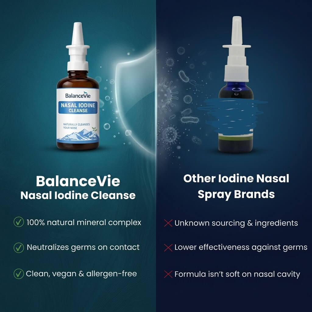 NASAL IODINE CLEANSE-Break the "Sick Cycle" Before It Costs You a Day of Work—Or Your Career