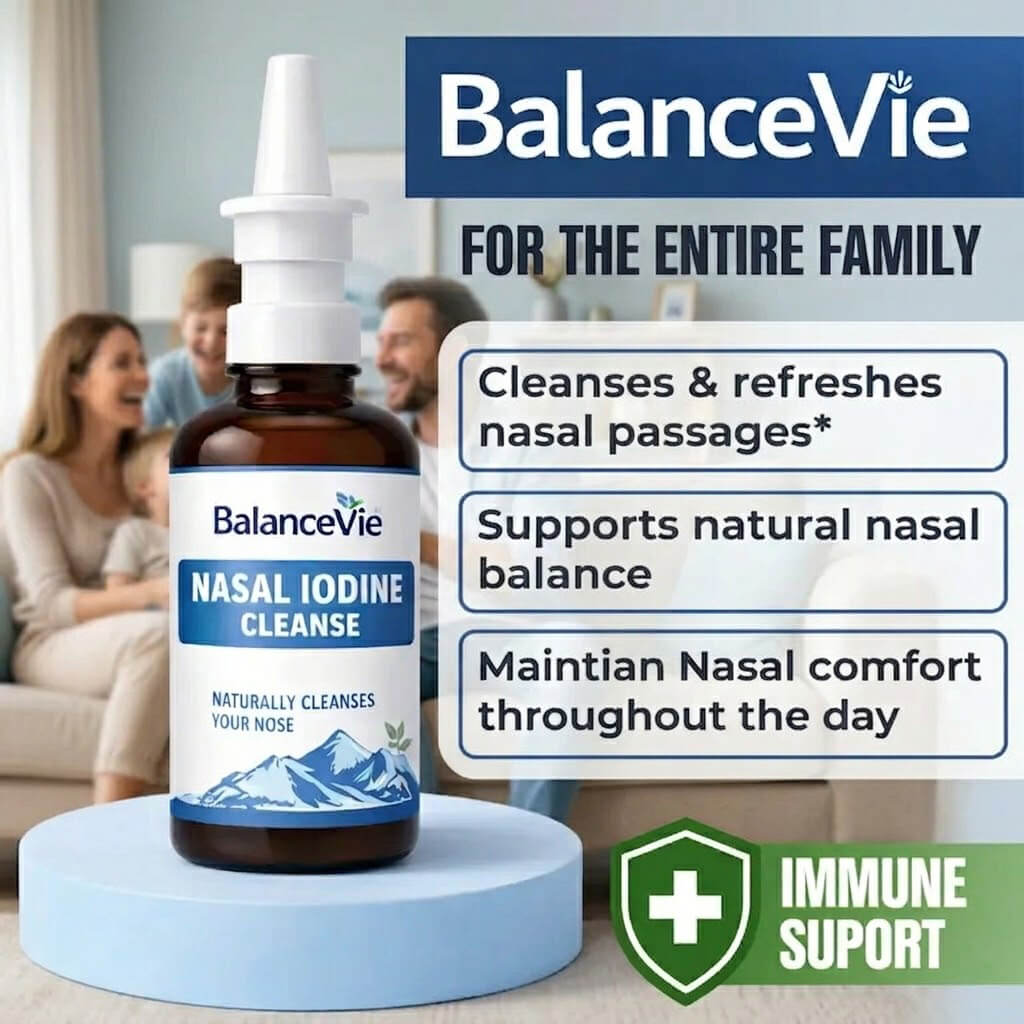 NASAL IODINE CLEANSE-Break the "Sick Cycle" Before It Costs You a Day of Work—Or Your Career
