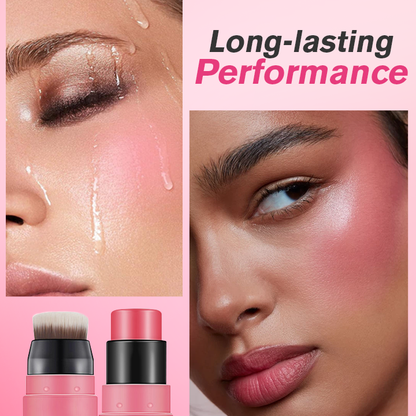 LIMETOW™ 2 in 1 Creamy Blush Stick with Brush