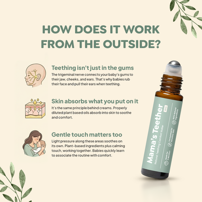 Mamas Teether: Natural Teething Comfort Roller