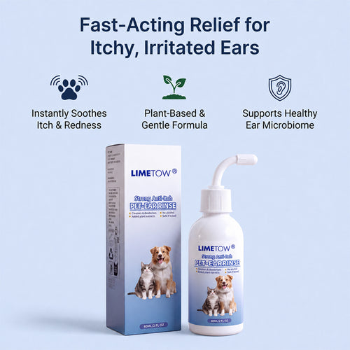 LIMETOW® Anti-Itch Pet Ear Rinse