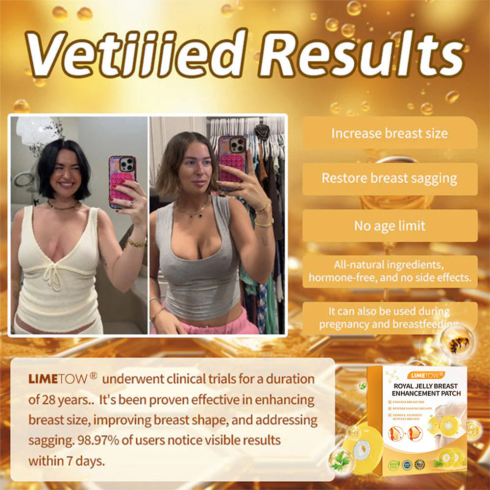 【Official Flagship Store】LIMETOW® 🩰 Royal Jelly Breast Enhancement Patch Safe for use during breastfeeding