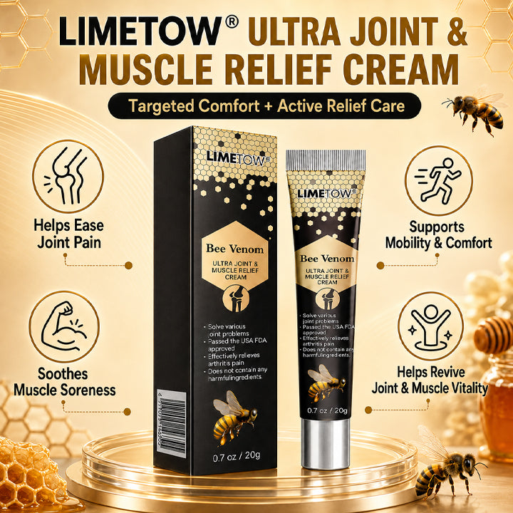 Soothe, Comfort, and Care for Sore Joints & Muscles with Our Targeted Bee Venom Relief Cream!