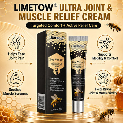 Soothe, Comfort, and Care for Sore Joints & Muscles with Our Targeted Bee Venom Relief Cream!