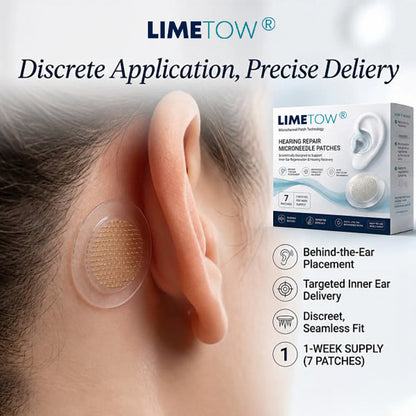 LIMETOW® HEARING REPAIR MICRONEEDLE PATCHES ✅ Targets Hearing Loss, Tinnitus, Ear Infections, Balance Disorders, and Age-Related Ear Degeneration.